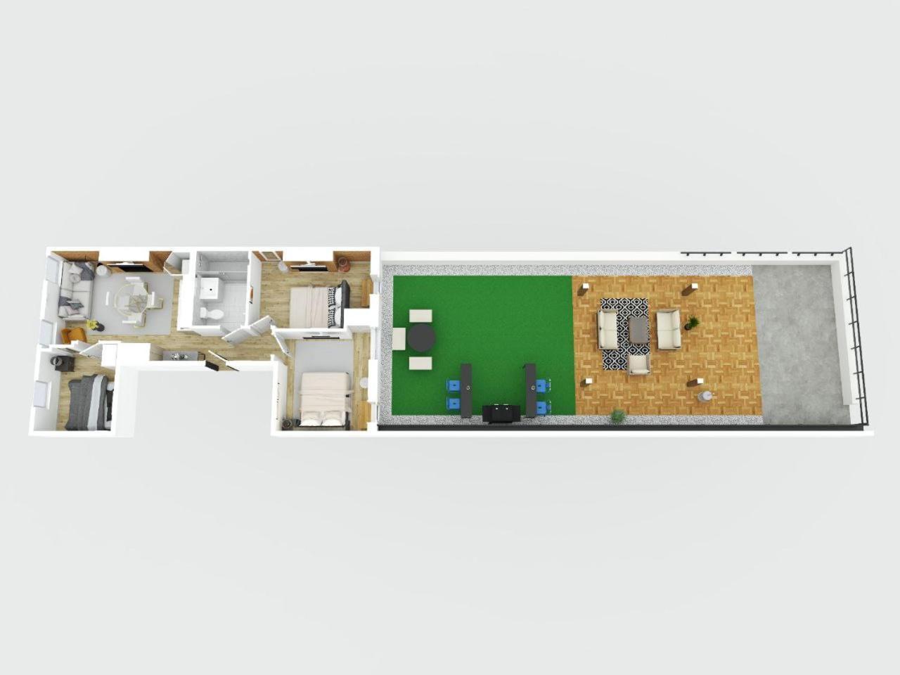 Appartamento Modern 3bd Rose Hills Manhattan Terrace Space New York